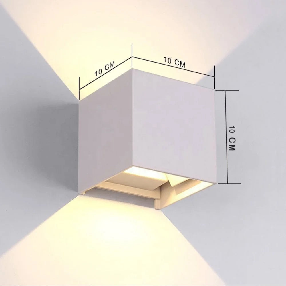 Stijlvolle wandlamp dubbelzijdig licht