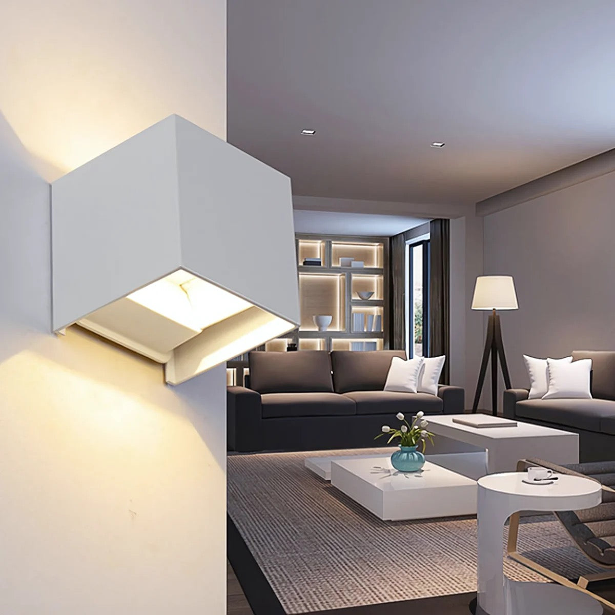 Stijlvolle wandlamp dubbelzijdig licht