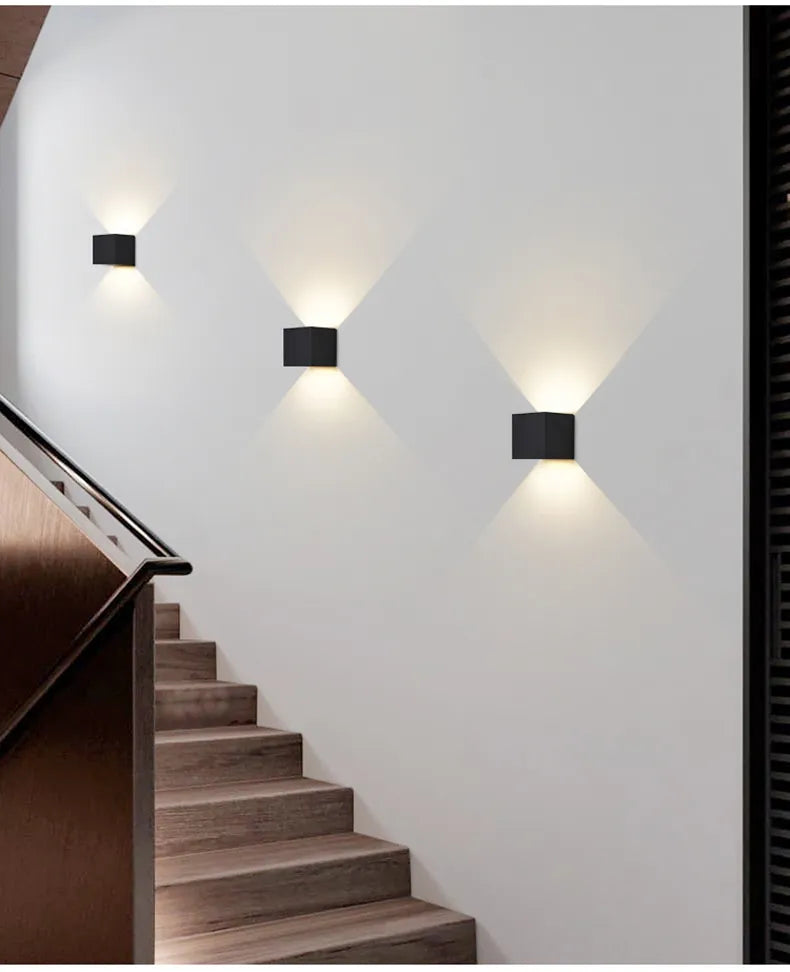 Stijlvolle wandlamp dubbelzijdig licht