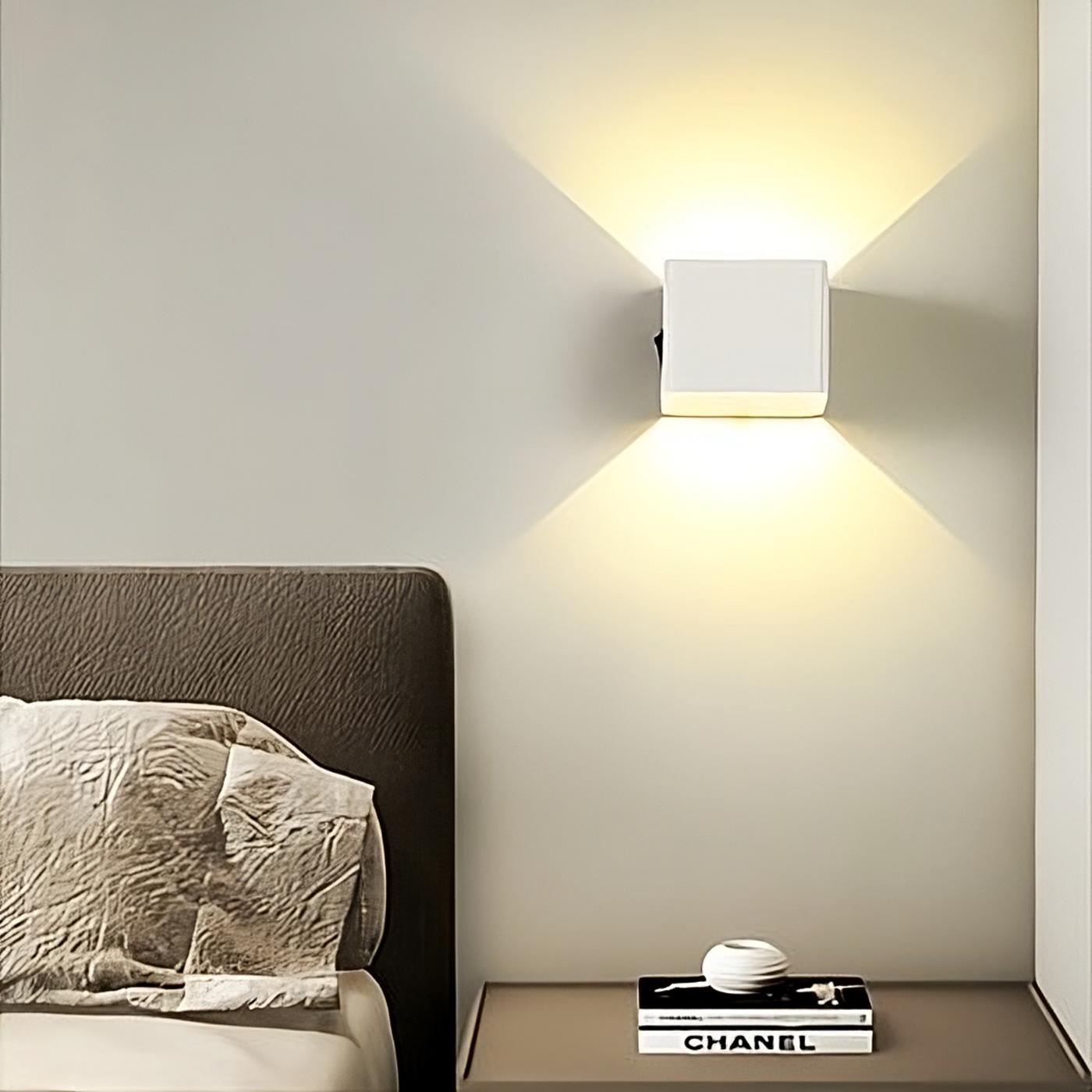 Stijlvolle wandlamp dubbelzijdig licht