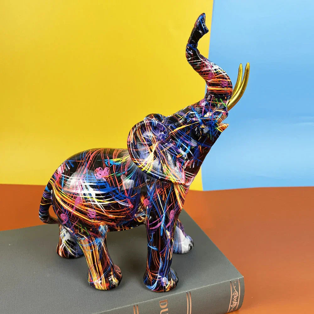 Moderne abstracte Olifant Sculptuur