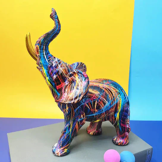 Moderne abstracte Olifant Sculptuur