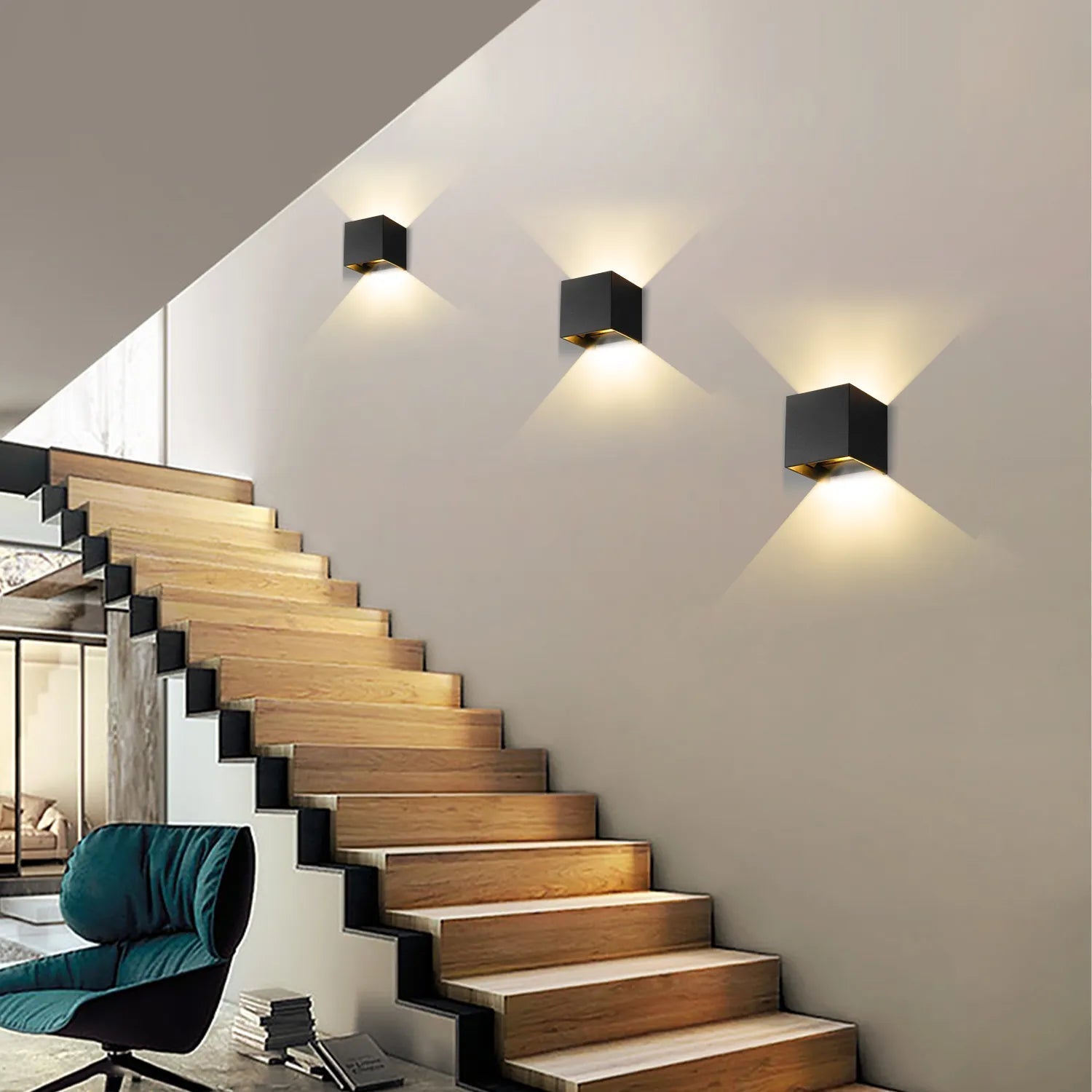 Stijlvolle wandlamp dubbelzijdig licht